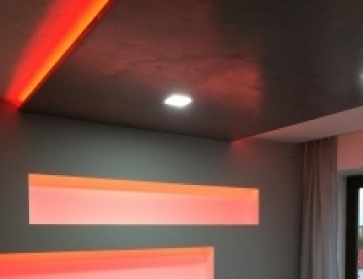 Penthouse lakás megvilágítása LED-ekkel Szegeden