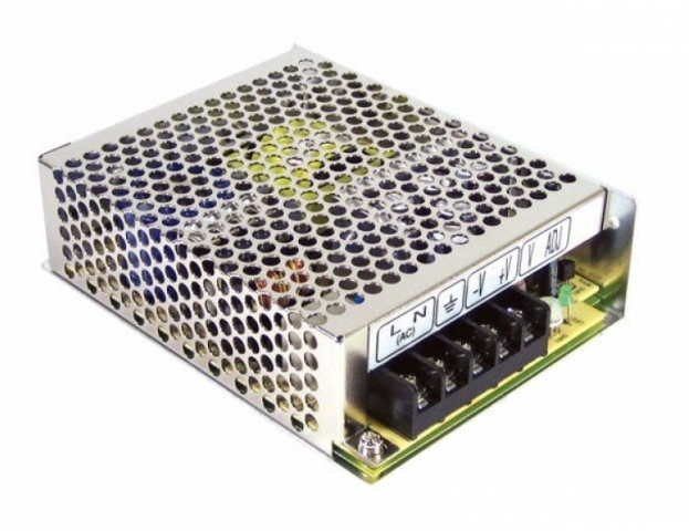 Mean Well 75 W-os beltéri tápegység, 3 Amper, 24 V DC Mean Well 75 W-os beltéri tápegység, 3 Amper, 24 V DC