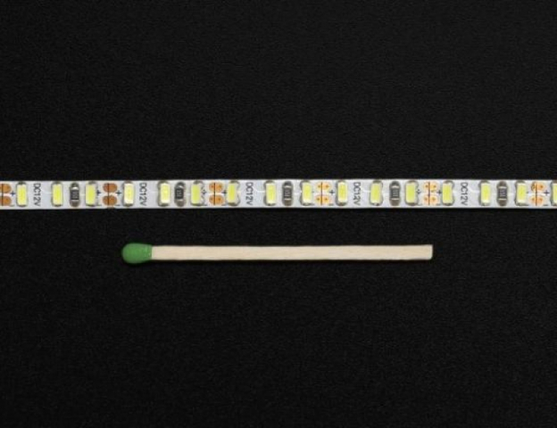 LEDmaster Prémium 198 LED/méteres 12V-os 4 mm-es beltéri meleg fehér LED szalag