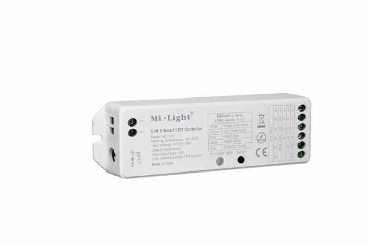 Mi Light 8 zónás RGB+CW-WW vezérlő 
