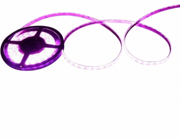 LEDmaster Prémium 60 LED/méteres 12 V-os beltéri lila LED szalag 5 m/ tekercs 