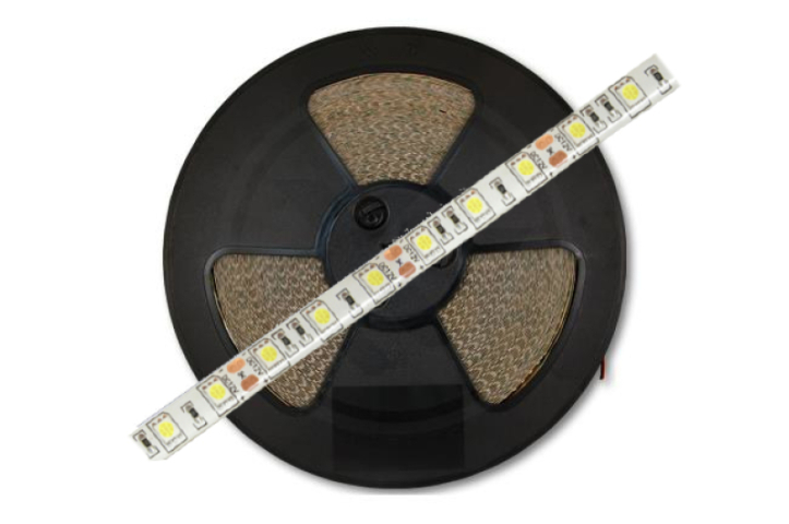 MasterLED 60 LED/méteres 12 V-os vízálló meleg fehér LED szalag 5m/ tekercs MasterLED 60 LED/méteres 12 V-os vízálló meleg fehér LED szalag 5m/ tekercs