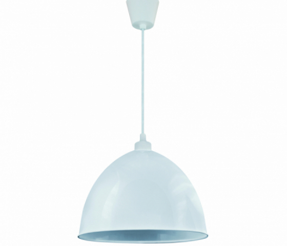 Strühm Inka E27 foglalatú fehér színű függesztett lámpa - nagy 