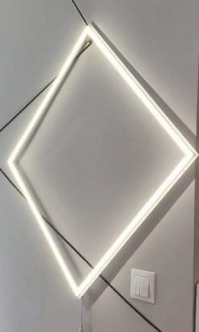 MASTERLED 591*591 MM MÉRETŰ NÉGYZET ALAKÚ NATÚRFEHÉR LEDPANEL