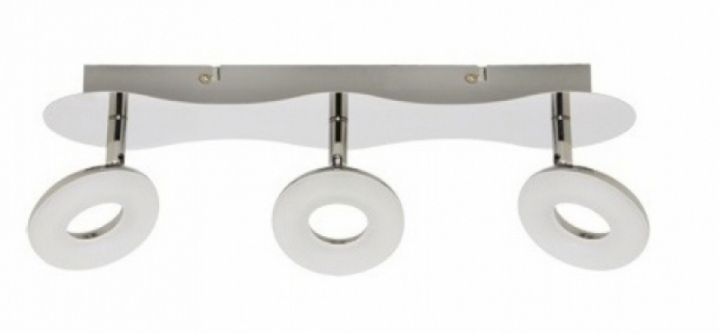 Strühm Donat Led 3-as króm mennyezeti lámpa 