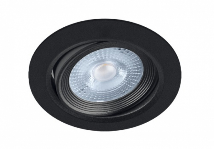 Strühm Moni Fekete színű kerek spot lámpa, natúr fehér Strühm Moni Fekete színű kerek spot lámpa, natúr fehér