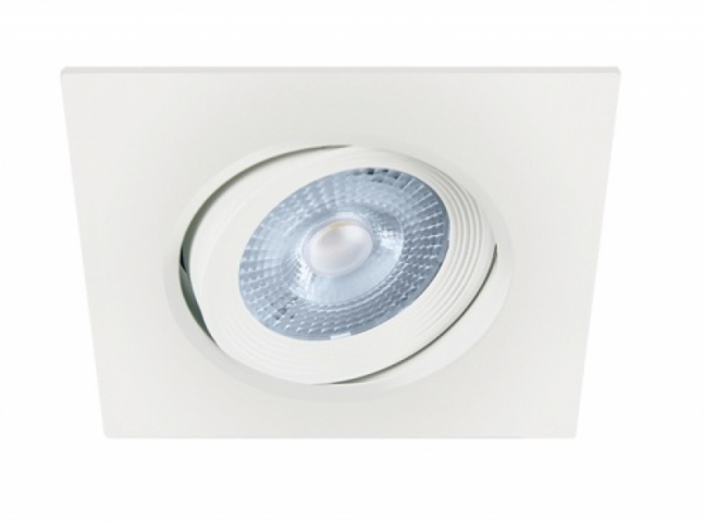 Strühm Moni Fehér színű négyzet alakú spot lámpa, natúr fehér Strühm Moni Fehér színű négyzet alakú spot lámpa, natúr fehér