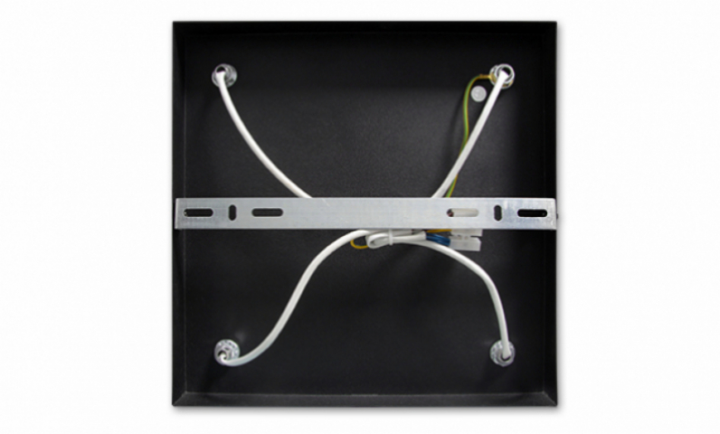 MasterLED Bardo GU10 foglalatú, 4-es fekete mennyezeti lámpa