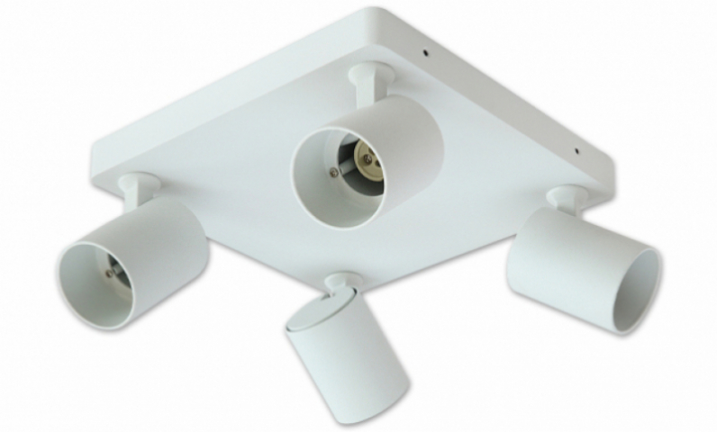 MasterLED Fredo GU10-es foglalatú, 4-es fehér mennyezeti lámpa MasterLED Fredo GU10-es foglalatú, 4-es fehér mennyezeti lámpa