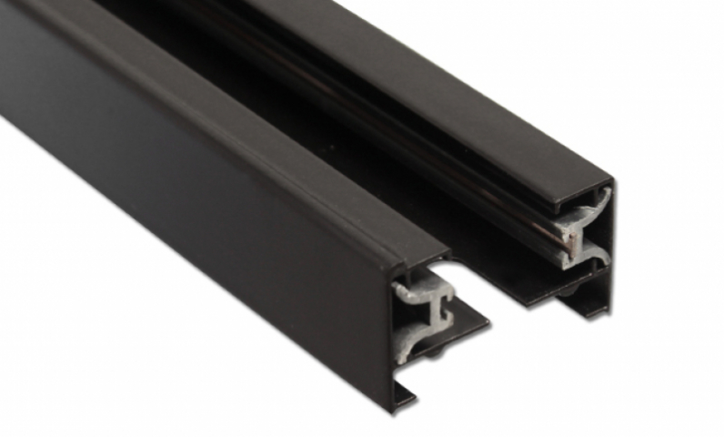 MasterLED HQ sín 1 méter hosszú, matt fekete MasterLED HQ sín 1 méter hosszú, matt fekete