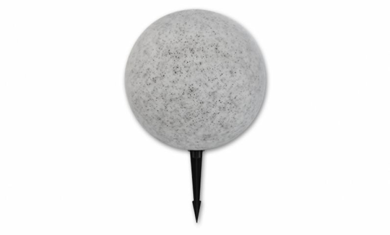 MasterLED Kula földbe szúrható 40 cm-es kerti gömb, E27-es foglalattal, kő színű MasterLED Kula földbe szúrható 40 cm-es kerti gömb, E27-es foglalattal, kő színű
