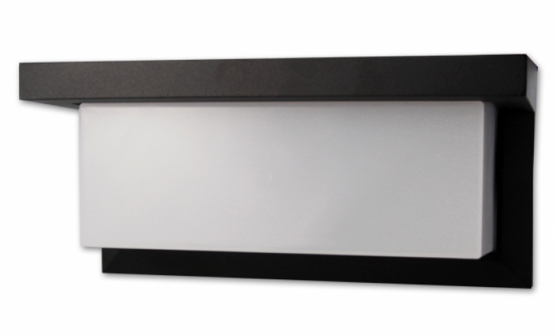 MasterLED Lagos 12W-os natúr fehér, fekete oldalfali lámpa MasterLED Lagos 12W-os natúr fehér, fekete oldalfali lámpa