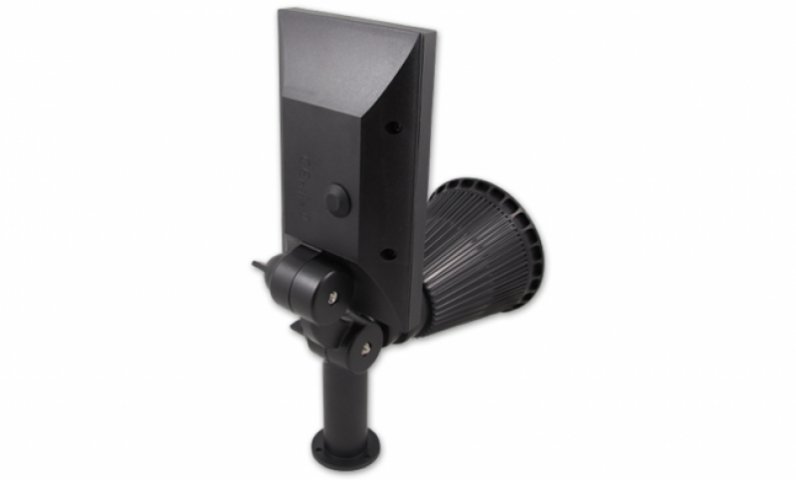 MasterLED Leszúrható, hidegfehér, fekete kerti lámpatest