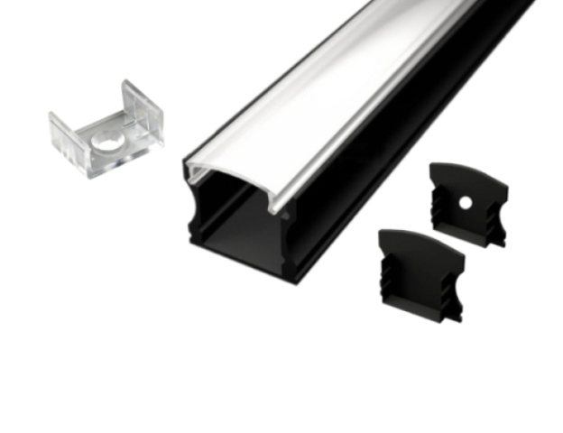 Ledprofiles Felületre szerelhető aluprofil, mély, opál fedéllel, 2 méteres szál ...