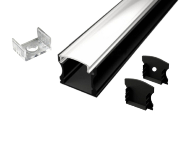 Ledprofiles Felületre szerelhető aluprofil, mély, opál fedéllel, 1 méteres szál ...