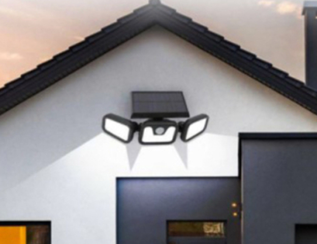 MasterLED Solar LED napelemes reflektor 15 W-os mozgásérzékelővel