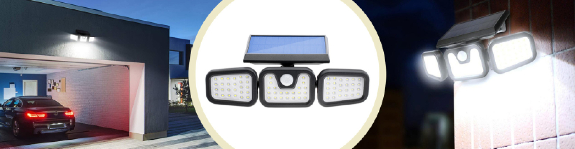 MasterLED Solar LED napelemes reflektor 15 W-os mozgásérzékelővel