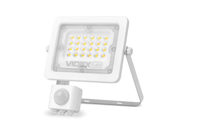 VIDEX F2E 10 W-OS MOZGÁSÉRZÉKELŐS NATÚRFEHÉR LED REFLEKTOR
