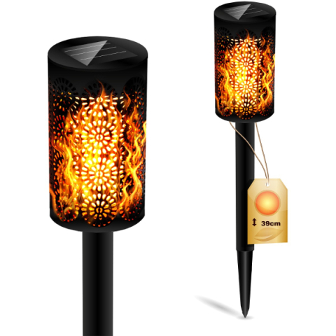 MasterLED Napelemes Mandala mintás 39 cm, leszúrható lámpa