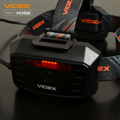 Videx LED Fejlámpa, hidegfehér újratölthető akkumulátorral H056