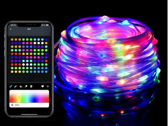LEDmaster Prémium Ideal telefonról vezérelhető RGB fényfüzér IP65-ös védettséggel, ...