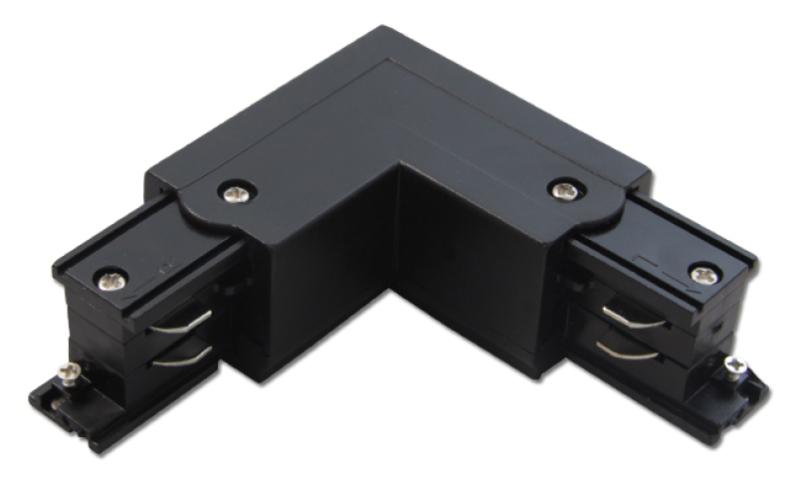 MasterLED 3 fázisú L típusú csatlakozó, fekete 