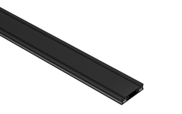 MasterLED LUXO mágneses sín 1 méter hosszú, fekete, 48V 