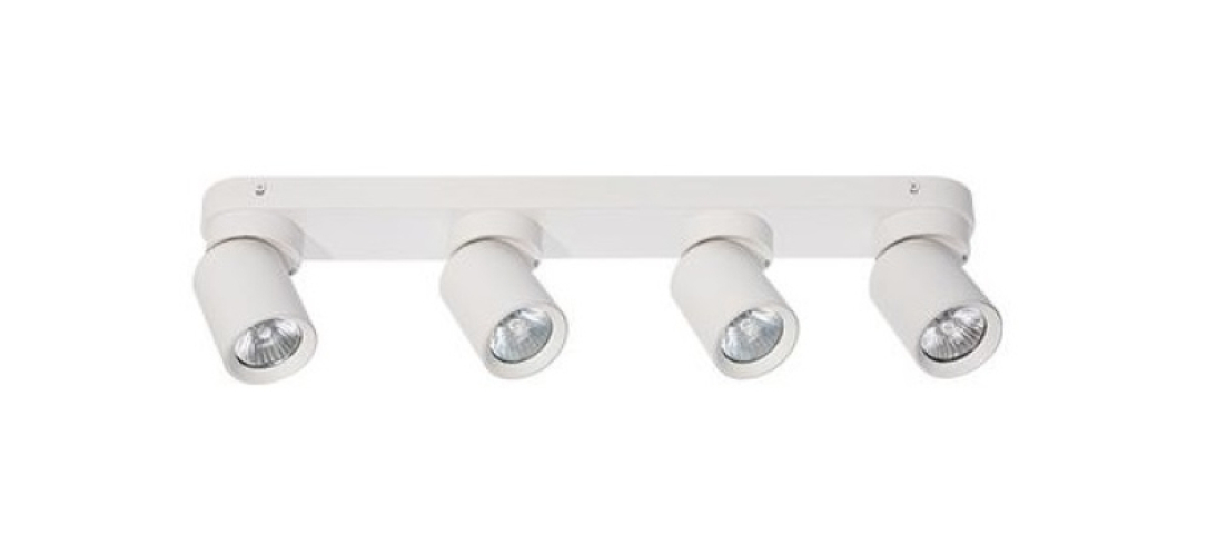 MasterLED Timo GU10 foglalatú, 4-as fehér mennyezeti lámpa 