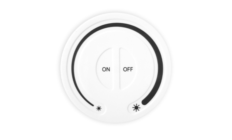 Mi Light 1 zónás falra szerelhető érintős dimmer fényerő szabályozó fehér színben 