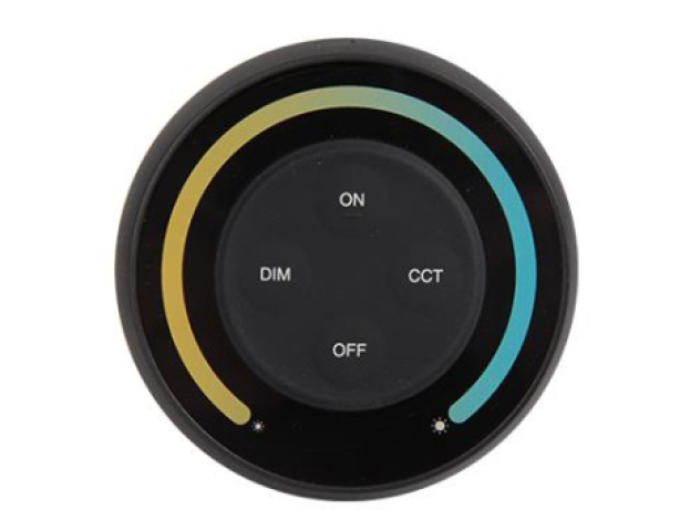 Mi Light 1 zónás falra szerelhető, mágneses, érintős fényerő szabályozó fekete ...