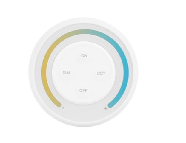 Mi Light falra szerelhető, mágneses, érintős fényerő szabályozó fehér színben (CCT) 