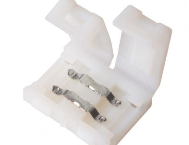 MasterLED kétoldalas bepattintható csatlakozó 10 mm-es LED szalaghoz 