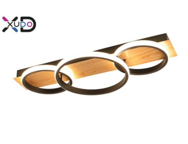 MasterLED XD XUDO 25W, 580x260 mm, tölgy/fekete színű mennyezeti lámpa MasterLED XD XUDO 25W, 580x260 mm, tölgy/fekete színű mennyezeti lámpa