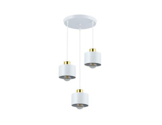 MasterLED Elza 3xE27 foglalatú fehér színű függesztett mennyezeti lámpa 