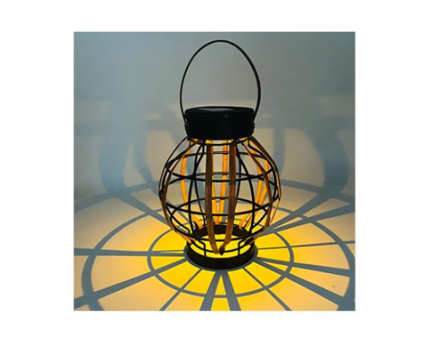 MasterLED kosár alakú, 3000K, napelemes lámpa beépített alkonyatérzékelővel 