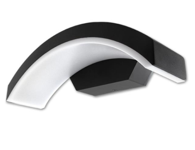 MasterLED Bella 9 W-os, fekete oldalfali lámpa 