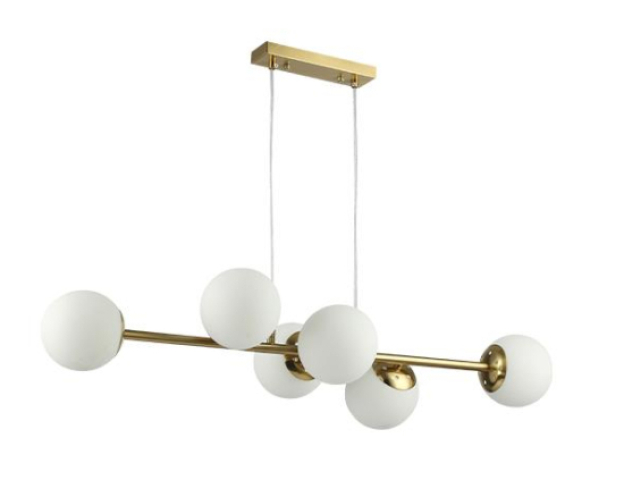 MasterLED Bali 90 cm-es arany színű függesztett mennyezeti lámpa, E27-es foglalattal 