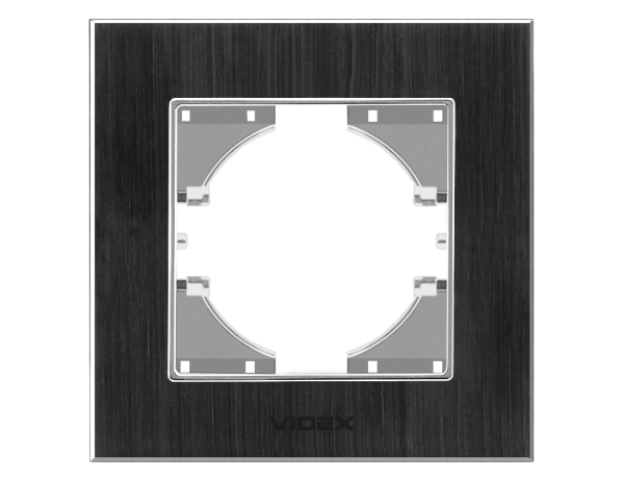 Videx Binera fekete színű alumínium keret (6/48) 