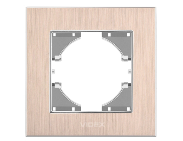 Videx Binera rose gold színű alumínium keret (6/48) 