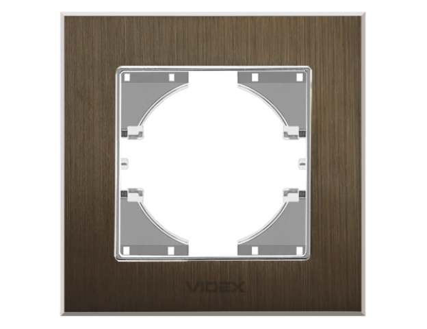 Videx Binera csokoládé színű alumínium keret (6/48) 
