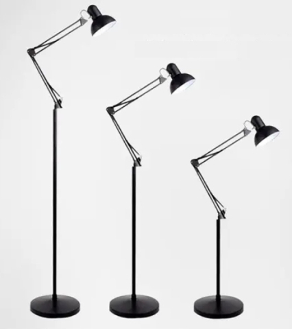 Berge Berlin 2in1 fekete színű asztali/állólámpa, E27-es foglalattal