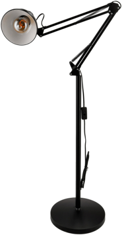 Berge Berlin 2in1 fekete színű asztali/állólámpa, E27-es foglalattal