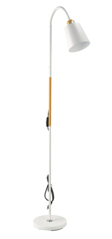 Berge Vienna fa/fehér színű állólámpa, E27-es foglalattal