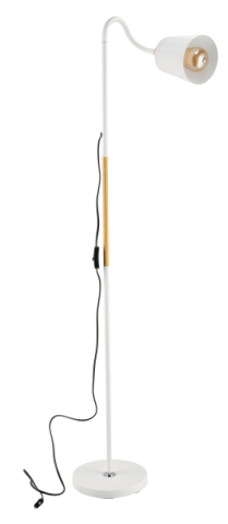 Berge Vienna fa/fehér színű állólámpa, E27-es foglalattal