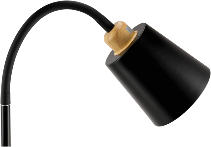 Berge London fa/fekete színű állólámpa, 2xE27-es foglalattal