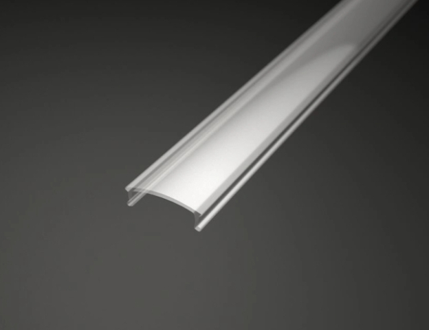 Ledprofiles víztiszta búra, 1 méter hosszú 