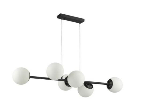 MasterLED Bali 90 cm-es fekete színű függesztett mennyezeti lámpa, E27-es ...