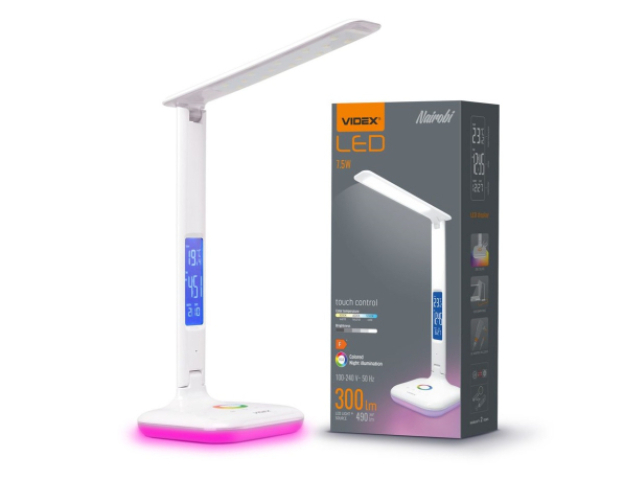 Videx Nairobi RGB asztali lámpa,3000-5500K 