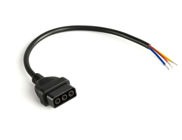 Videx fekete tápkábel BNL02 lámpa sorozathoz Videx fekete tápkábel BNL02 lámpa sorozathoz