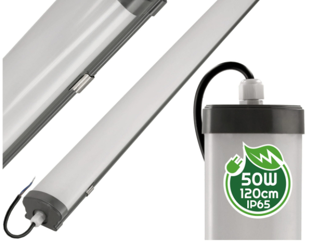 Berge LEO 50 W-os, 120 cm-es, antracit színű, IP65, 5000K, 5000lm, por- és páramentes ...